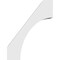 Ekena Millwork 6-in. W x 20-in. D x 26-in. H Westlake Architectural Grade PVC Knee Brace BRCP06X20X26WTL - alternate 4